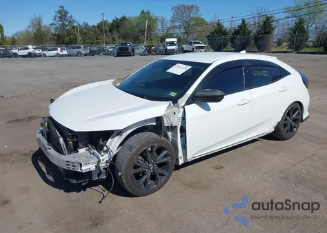 2018 Honda Civic Sport из США, поврежденный, VIN SHHFK7G44JU205358